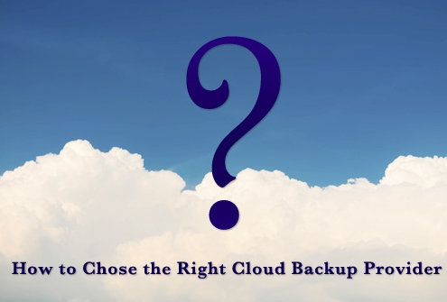 Choose right backup provider guide